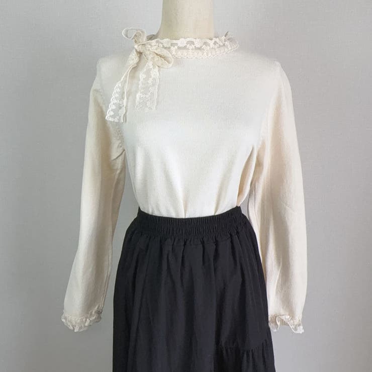 ニットトップス レース切り替え レディース | shoppinggo | 詳細画像21 