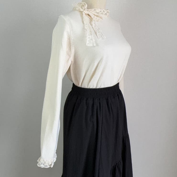 ニットトップス レース切り替え レディース | shoppinggo | 詳細画像22 