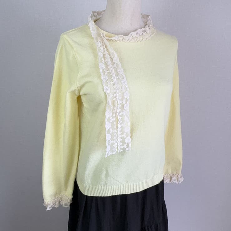 ニットトップス レース切り替え レディース | shoppinggo | 詳細画像24 