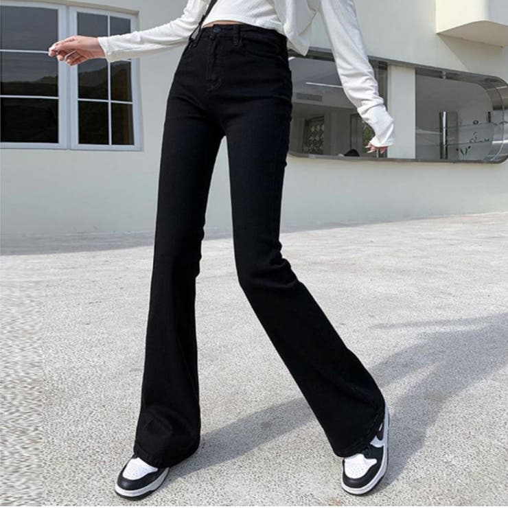 フレアパンツ デニムパンツ レディース | shoppinggo | 詳細画像9 