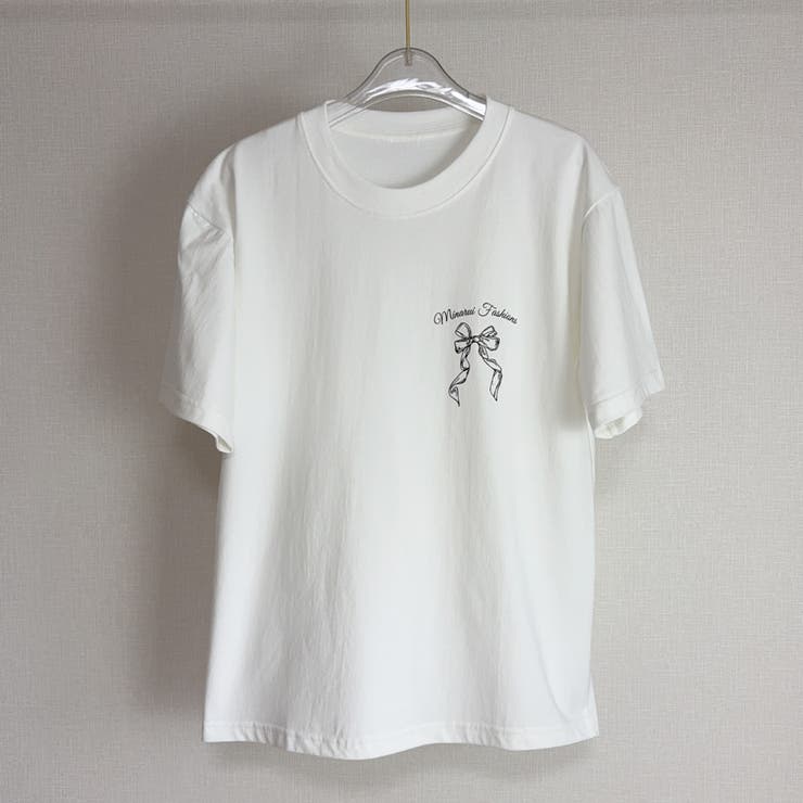 リボンロゴTシャツ レディース 夏服 | shoppinggo | 詳細画像18 