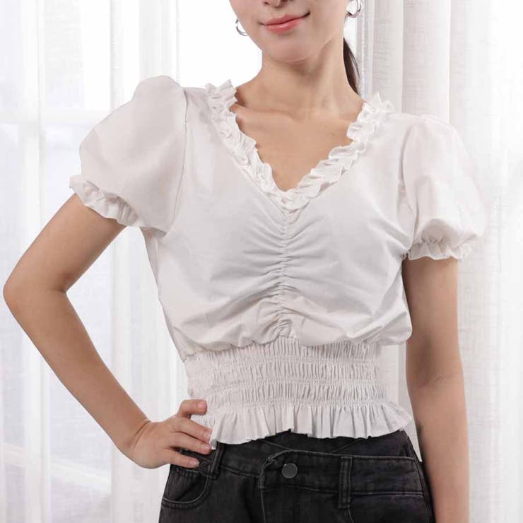 夏服 新作 フリルブラウス | shoppinggo | 詳細画像8 