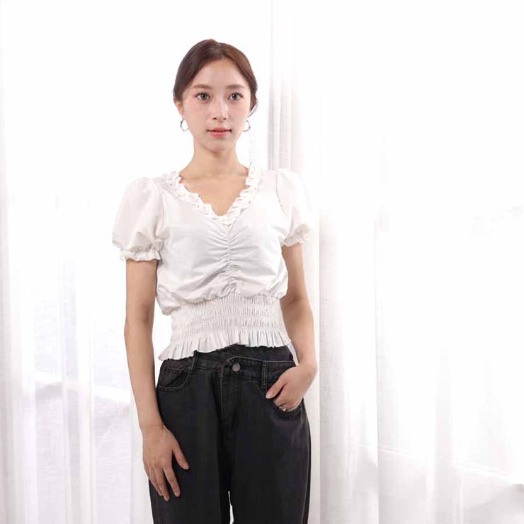 夏服 新作 フリルブラウス | shoppinggo | 詳細画像9 