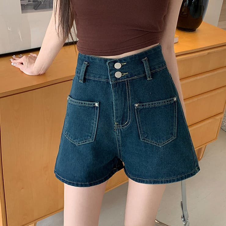 デニムパンツ ショートパンツ デニム | shoppinggo | 詳細画像3 