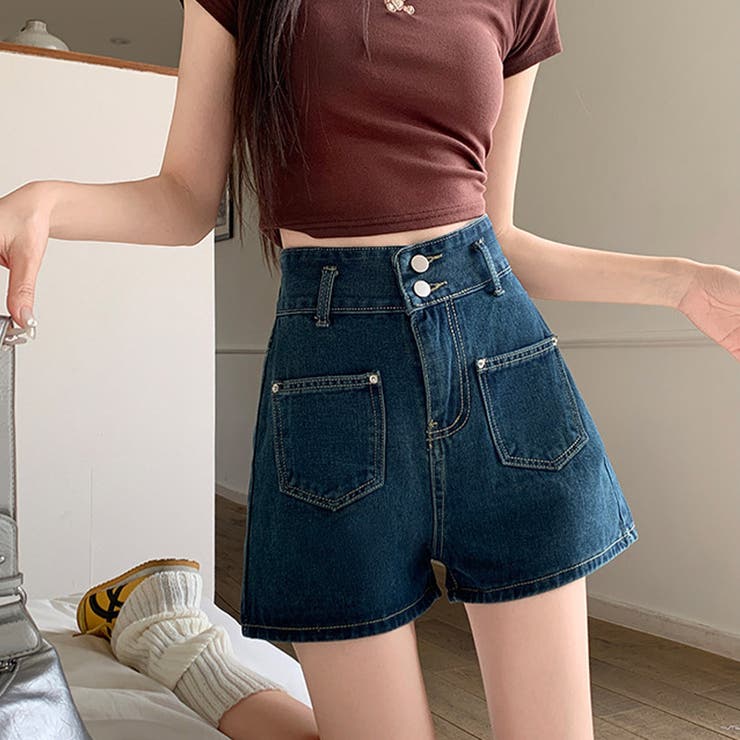 デニムパンツ ショートパンツ デニム | shoppinggo | 詳細画像4 