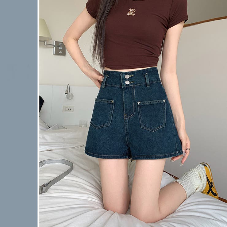 デニムパンツ ショートパンツ デニム | shoppinggo | 詳細画像6 