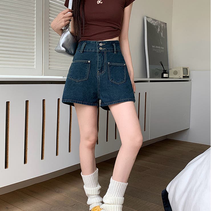 デニムパンツ ショートパンツ デニム | shoppinggo | 詳細画像7 