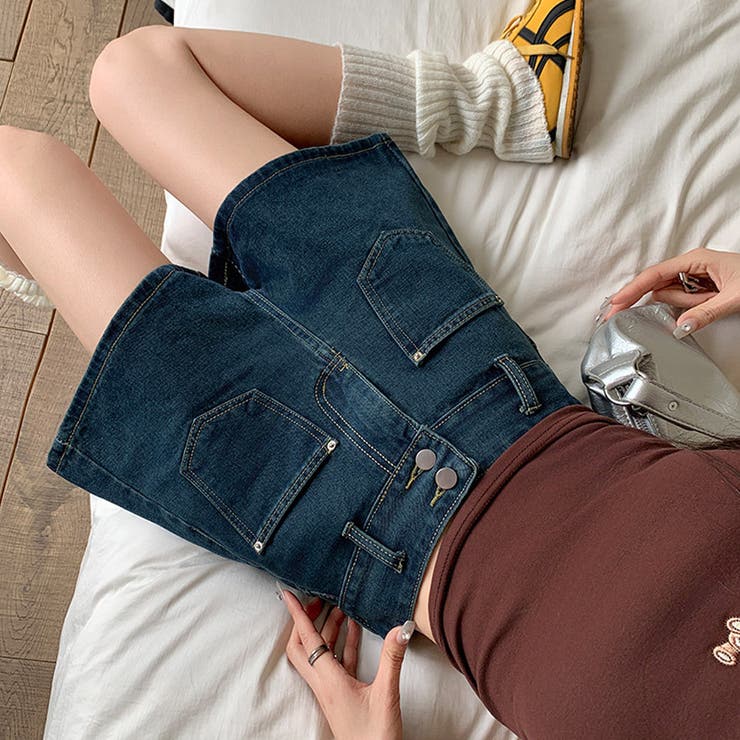 デニムパンツ ショートパンツ デニム | shoppinggo | 詳細画像8 