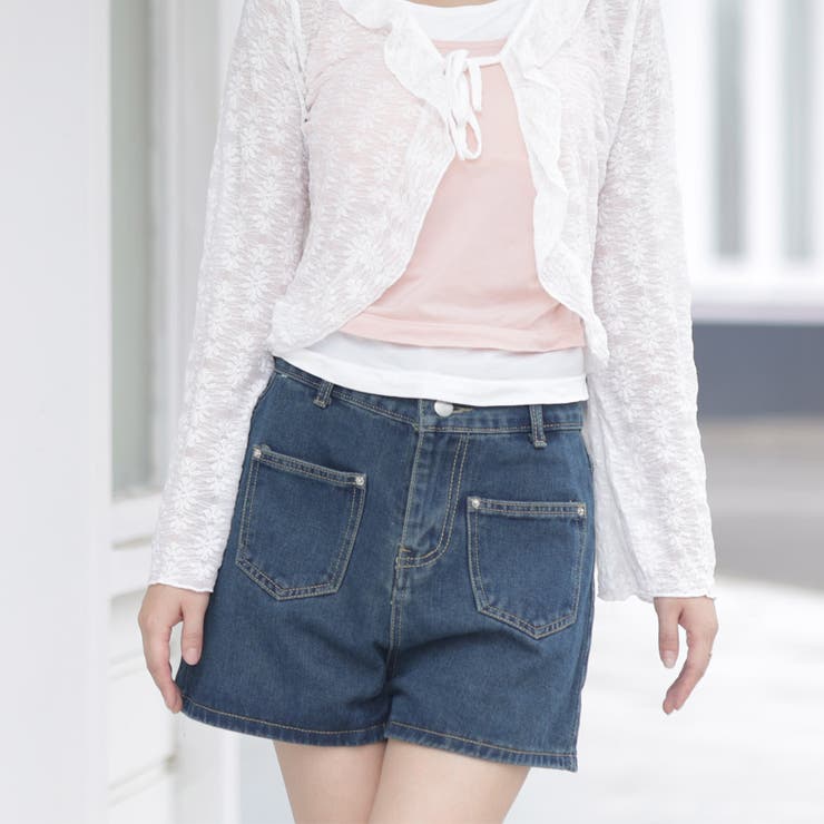 デニムパンツ ショートパンツ デニム | shoppinggo | 詳細画像19 