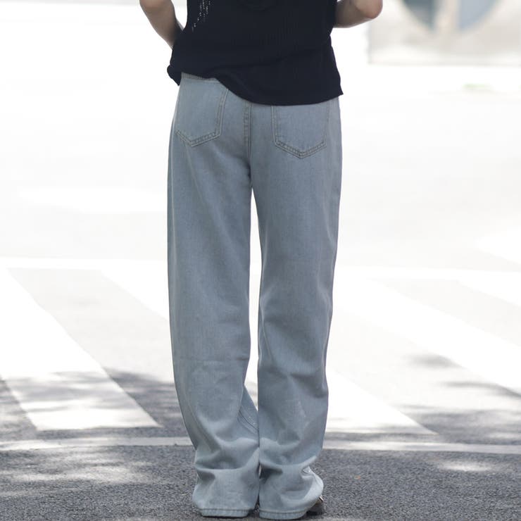 ラインストーンデニムパンツ ビジュジーパン ベルボトム | shoppinggo | 詳細画像28 