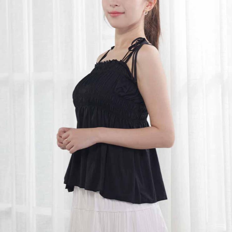 キャミソール 肩紐 リボントップス | shoppinggo | 詳細画像8 