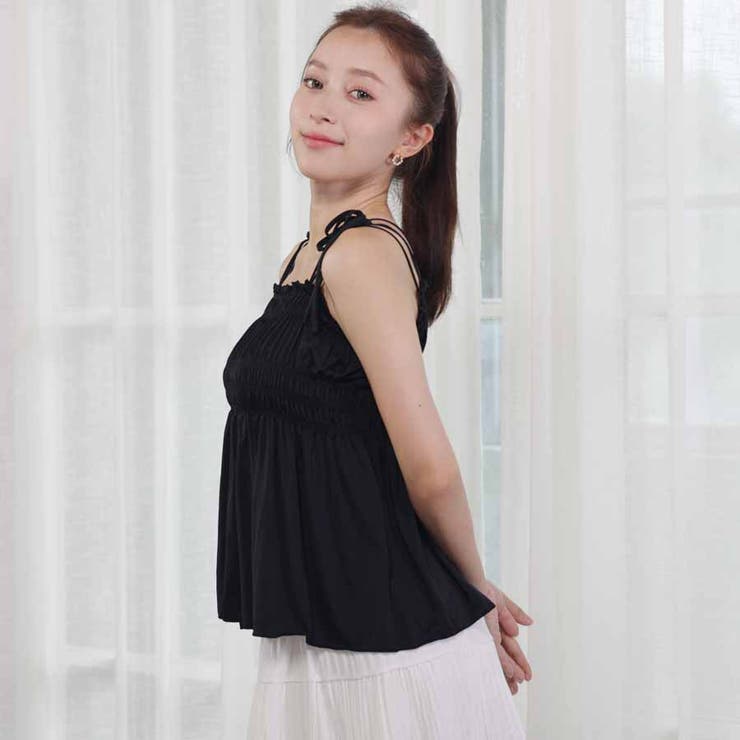 キャミソール 肩紐 リボントップス | shoppinggo | 詳細画像10 