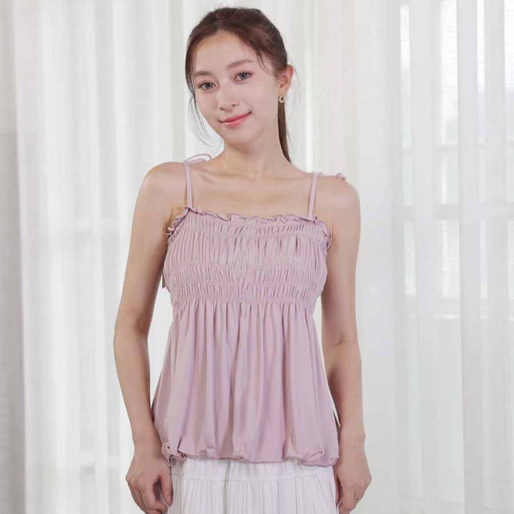 キャミソール 肩紐 リボントップス | shoppinggo | 詳細画像24 