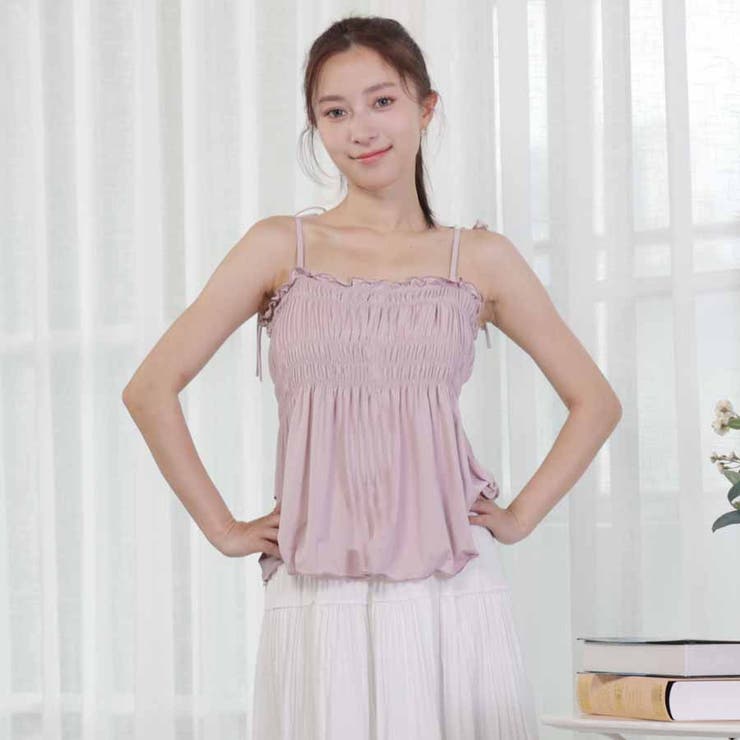 キャミソール 肩紐 リボントップス | shoppinggo | 詳細画像31 