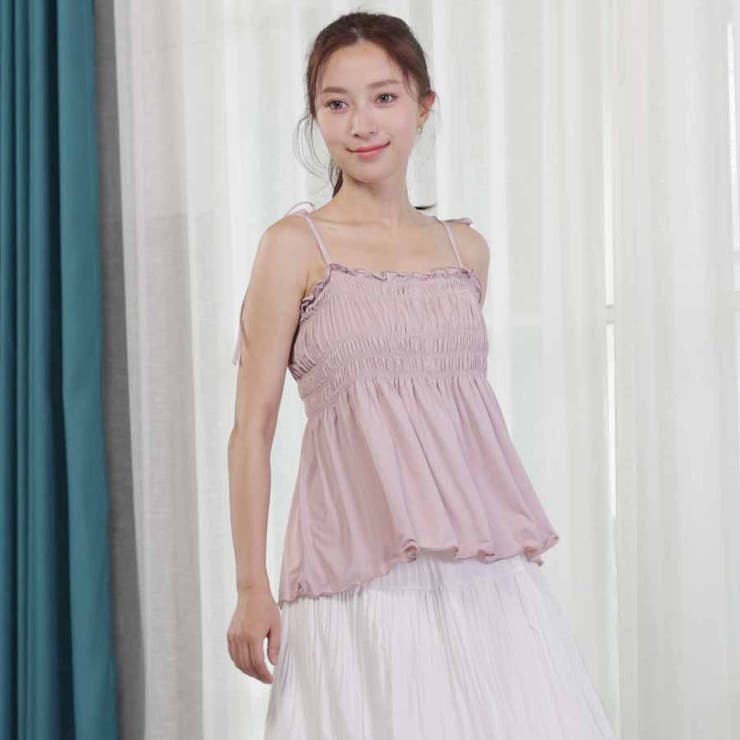 キャミソール 肩紐 リボントップス | shoppinggo | 詳細画像34 