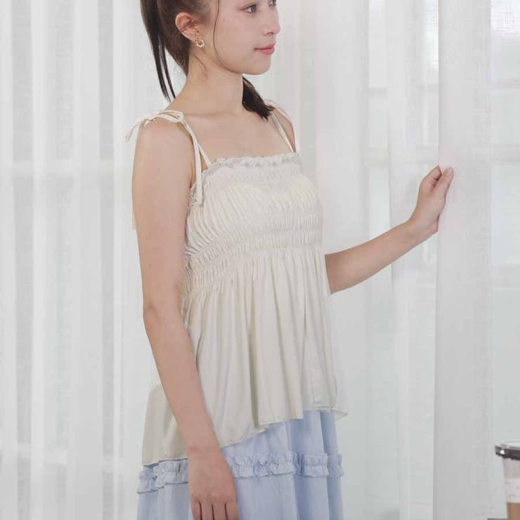 キャミソール 肩紐 リボントップス | shoppinggo | 詳細画像43 