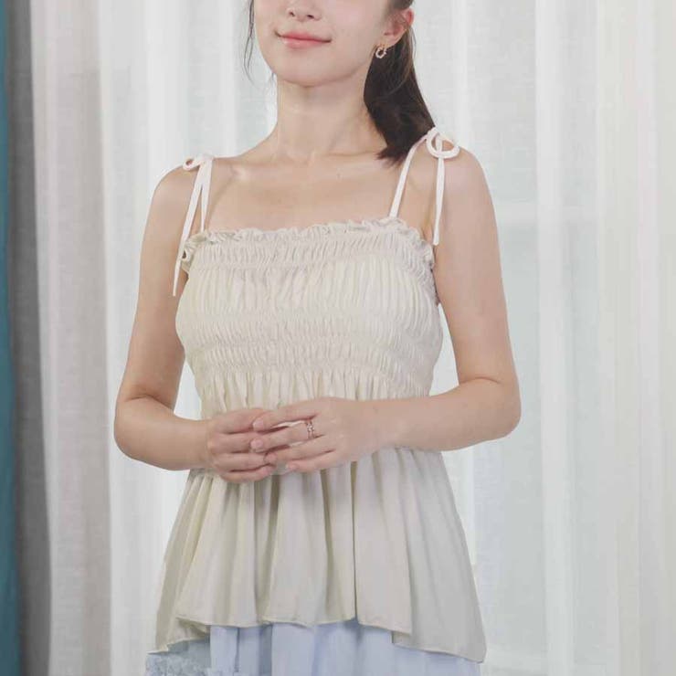 キャミソール 肩紐 リボントップス | shoppinggo | 詳細画像45 