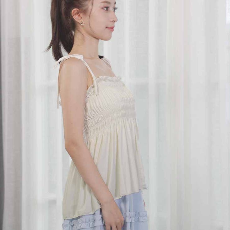 キャミソール 肩紐 リボントップス | shoppinggo | 詳細画像47 