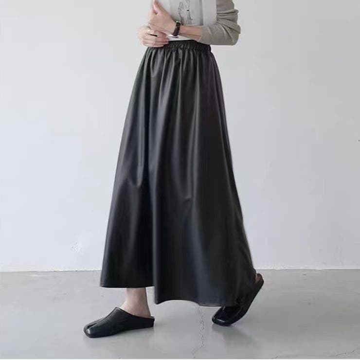 レザースカート レディース PUスカート | shoppinggo | 詳細画像9 