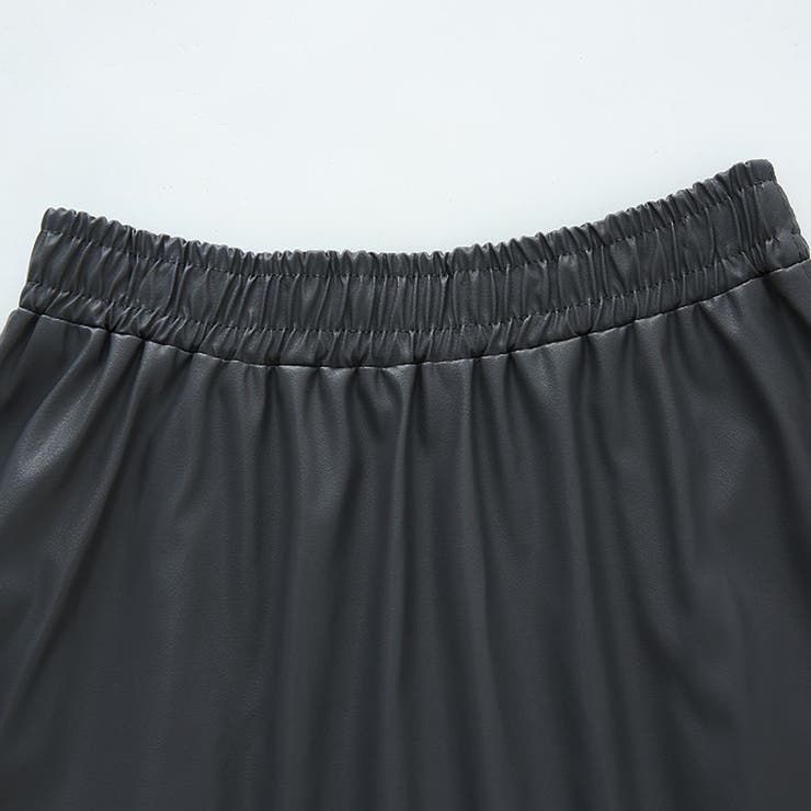 レザースカート レディース PUスカート | shoppinggo | 詳細画像11 