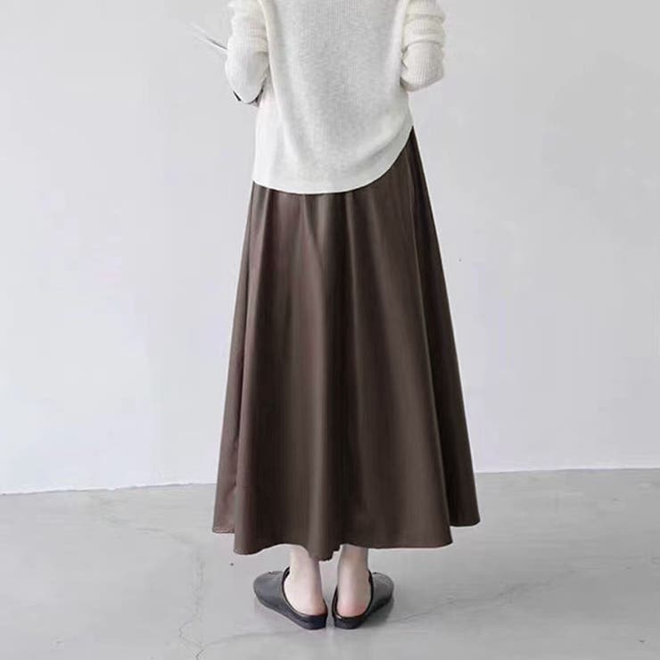 レザースカート レディース PUスカート | shoppinggo | 詳細画像15 