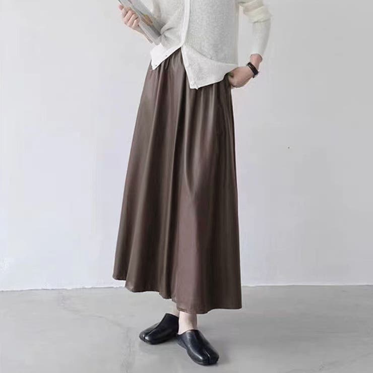 レザースカート レディース PUスカート | shoppinggo | 詳細画像16 