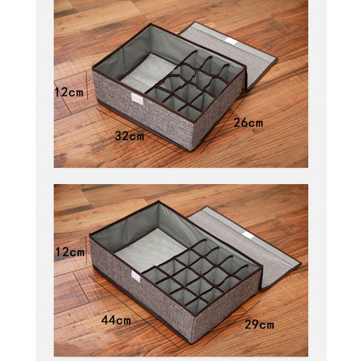 仕切り付き収納 選べる2サイズ 下着収納 | shoppinggo | 詳細画像13 