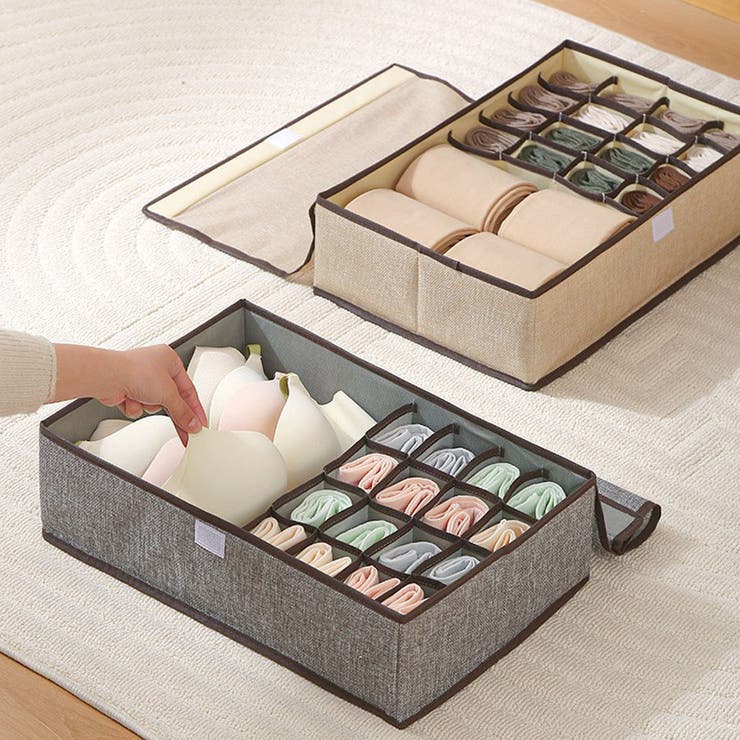 仕切り付き収納 選べる2サイズ 下着収納 | shoppinggo | 詳細画像18 