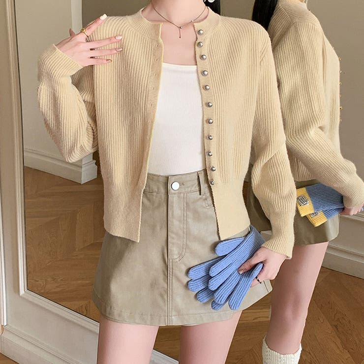 ニットセーター レディース ボダン付き | shoppinggo | 詳細画像19 