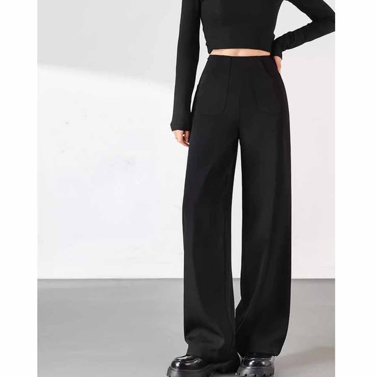 ワイドパンツ スラックス タックワイドパンツ | shoppinggo | 詳細画像11 