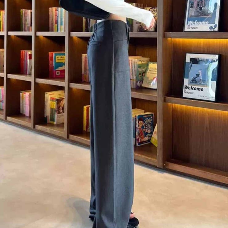 ワイドパンツ スラックス タックワイドパンツ | shoppinggo | 詳細画像17 