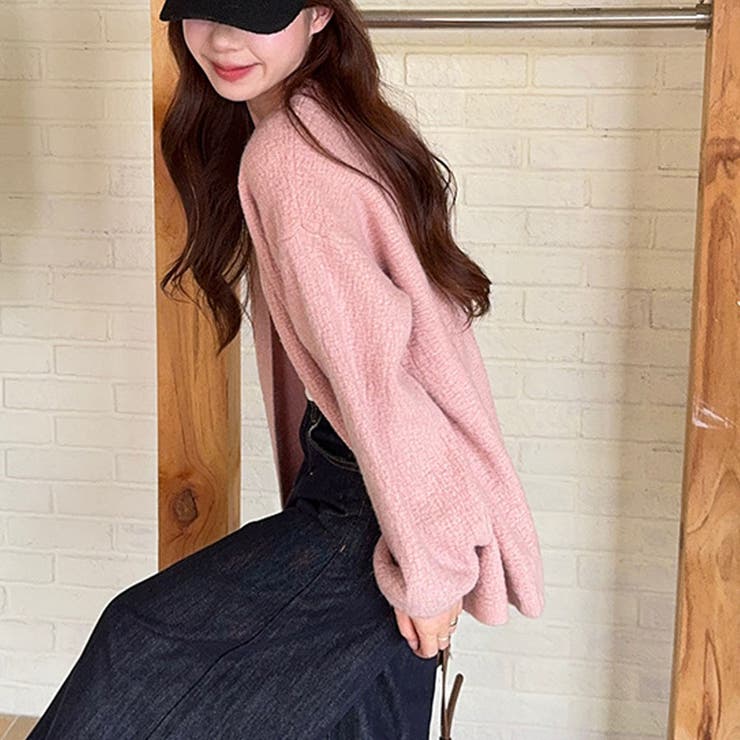 ニットカーディガンVネック レディース カーディガン | shoppinggo | 詳細画像24 