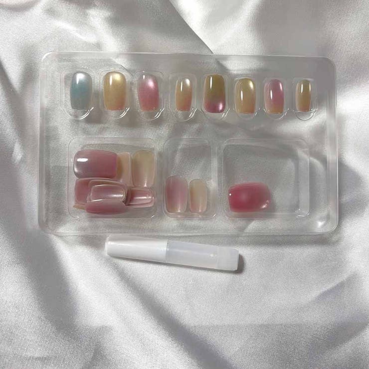 ネイルチップ ショート カラフル | shoppinggo | 詳細画像2 