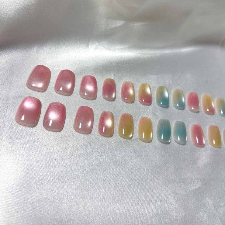 ネイルチップ ショート カラフル | shoppinggo | 詳細画像6 