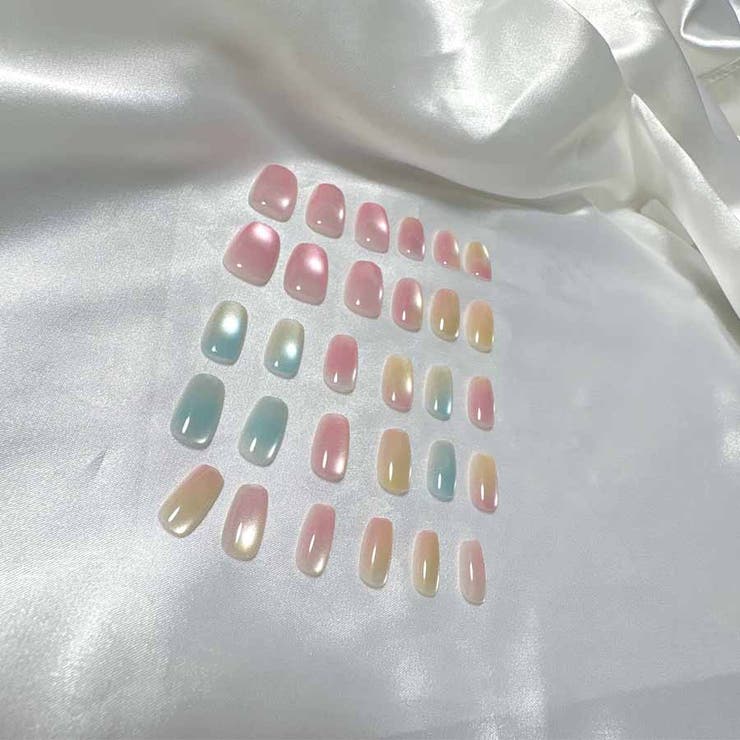 ネイルチップ ショート カラフル | shoppinggo | 詳細画像9 