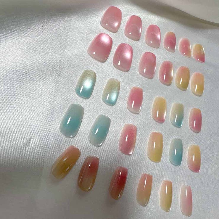 ネイルチップ ショート カラフル | shoppinggo | 詳細画像10 