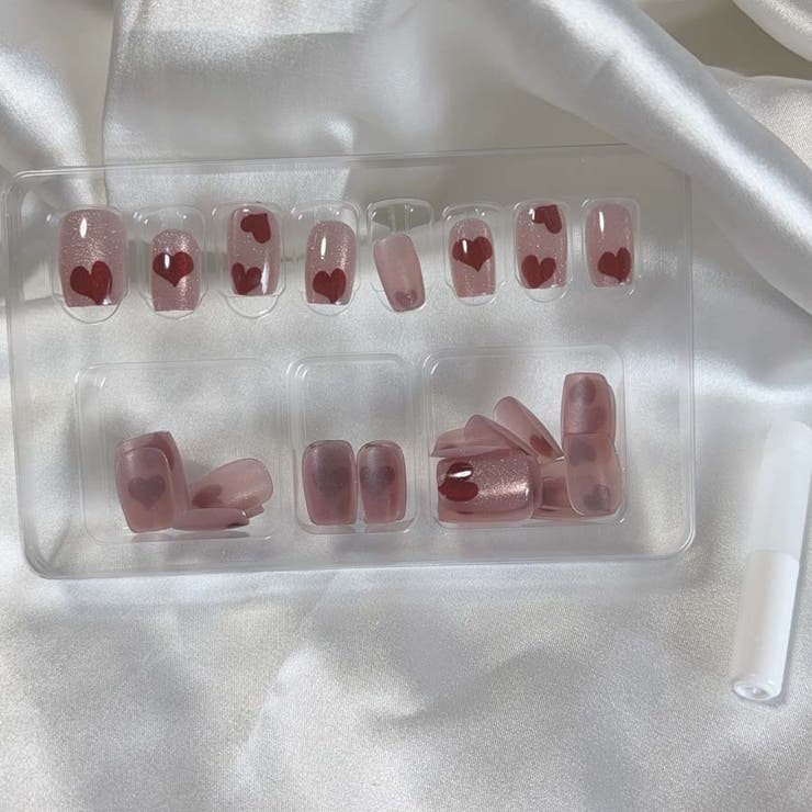 ネイルチップ ハート ショート | shoppinggo | 詳細画像2 
