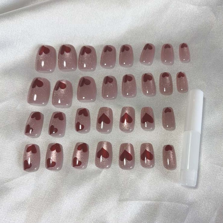 ネイルチップ ハート ショート | shoppinggo | 詳細画像4 