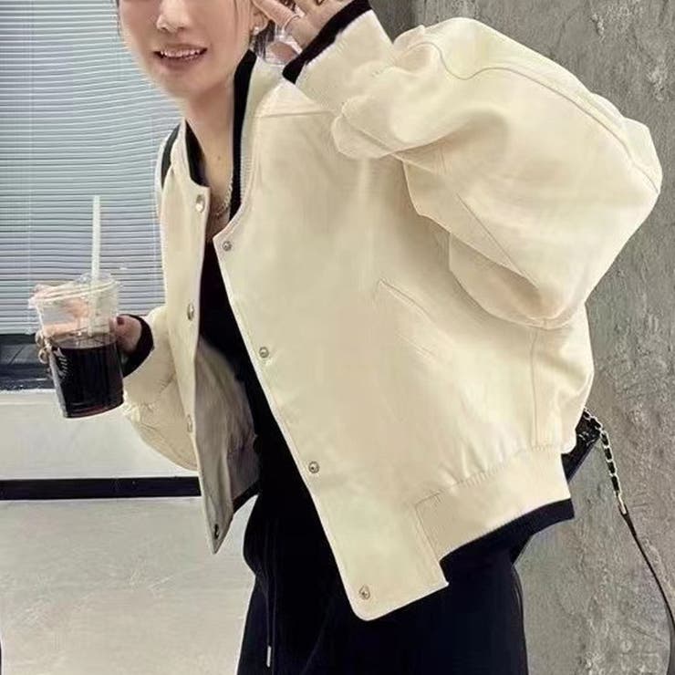 ベージュ | ジャケット レディース スタジャン | shoppinggo