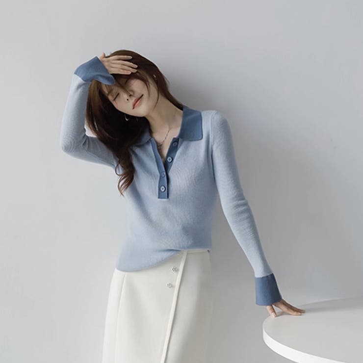 ニットセーター Vネック レディース | shoppinggo | 詳細画像13 