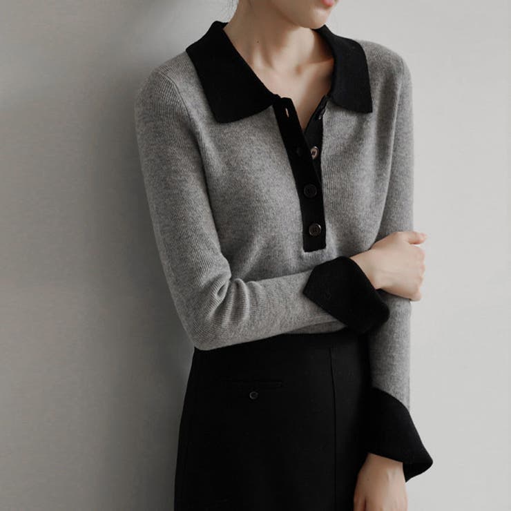 ニットセーター Vネック レディース | shoppinggo | 詳細画像20 