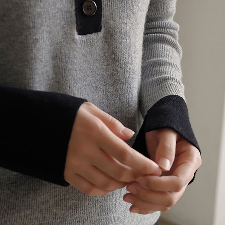 ニットセーター Vネック レディース | shoppinggo | 詳細画像23 