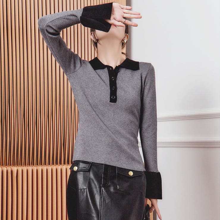 ニットセーター Vネック レディース | shoppinggo | 詳細画像25 