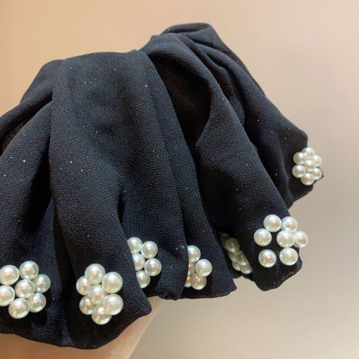 シュシュ ヘアゴム パール付き | shoppinggo | 詳細画像7 