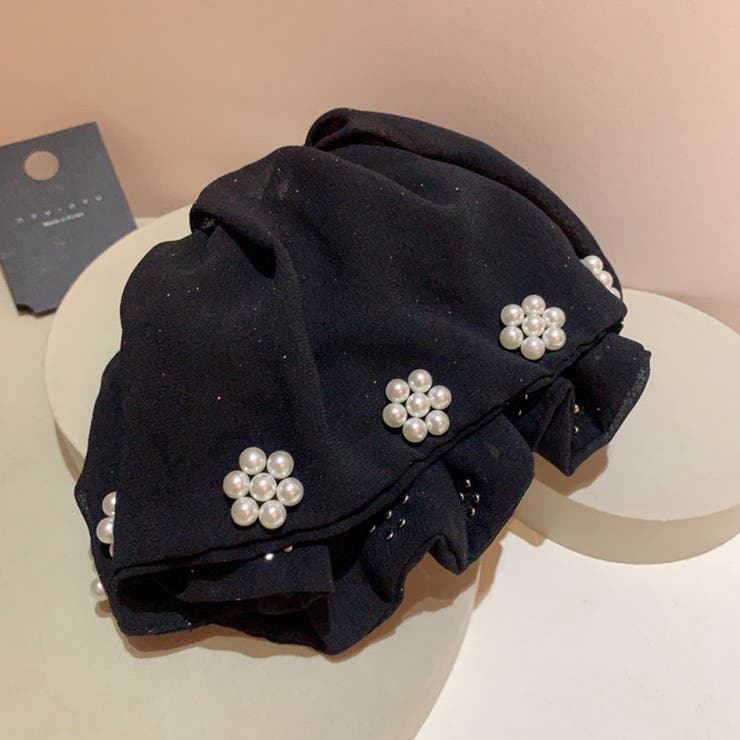 シュシュ ヘアゴム パール付き | shoppinggo | 詳細画像8 