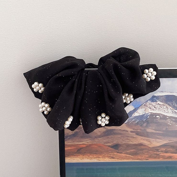 シュシュ ヘアゴム パール付き | shoppinggo | 詳細画像15 