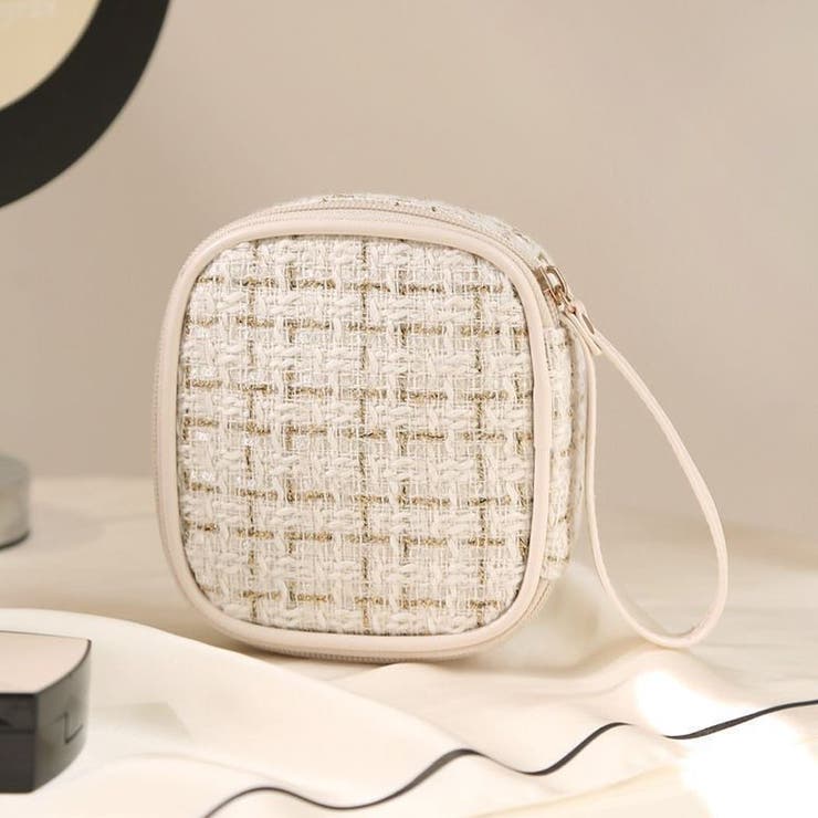 ホワイト | ミニ ポーチ 小物入れ | shoppinggo