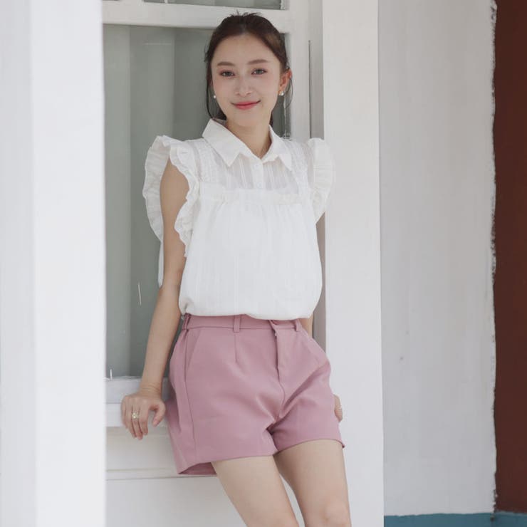 ショートパンツ レディース スーツパンツ | shoppinggo | 詳細画像48 