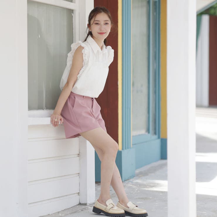 ショートパンツ レディース スーツパンツ | shoppinggo | 詳細画像49 