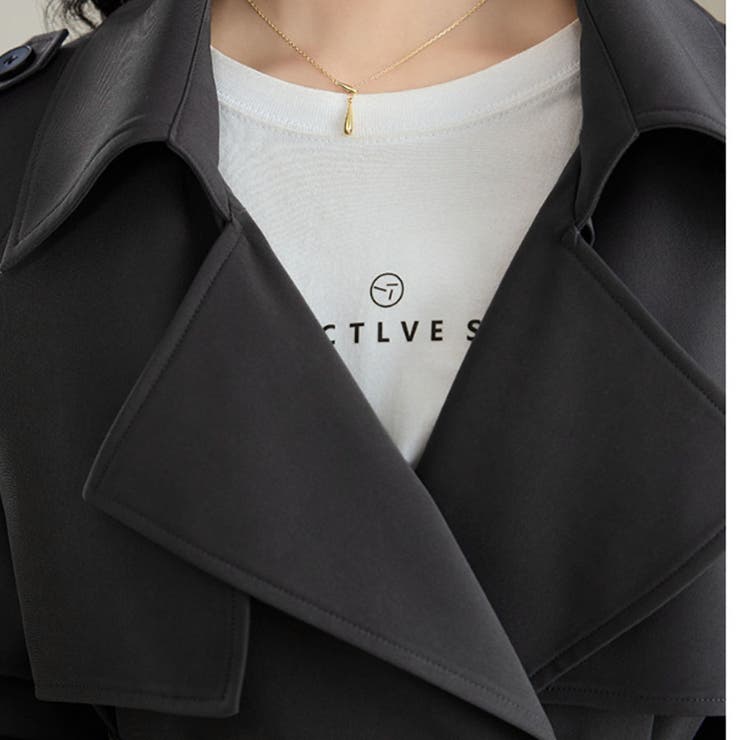 トレンチコート スプリングコート レディース | shoppinggo | 詳細画像6 